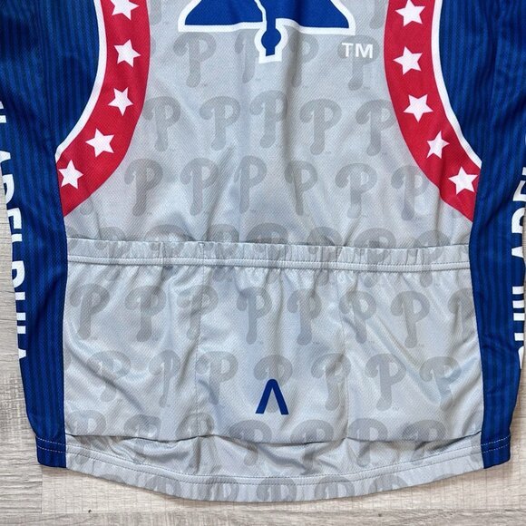 Philadelphia Phillies Primal Biking Cycling Men's Small Jersey Full Zip Shirt - Picture 10 of 10